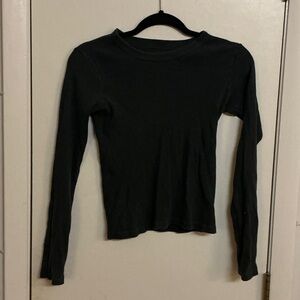 Brandy Melville Charcoal Long Sleeve Tee